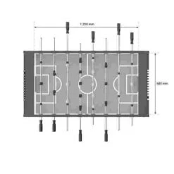 Automaten Hoffmann "Hurricane" Football Table -Gibbon Store 133 6708 T01 v01