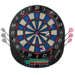 Electronic Dartboard With Darts Cricket