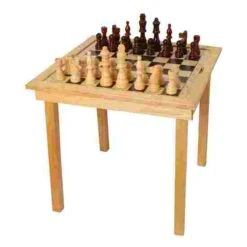 "Chess, Draughts & Ludo" Games Table -Gibbon Store 266 5405