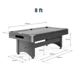 Sportime "Galant Black Edition" Pool Table -Gibbon Store 351 3024 T02 v01