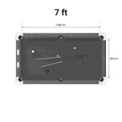 Automaten Hoffmann "Club Pro" In Walnut Pool Table -Gibbon Store 360 9200 T01 v01